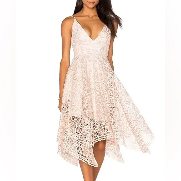 Nicholas Floral Lace Ball Dress